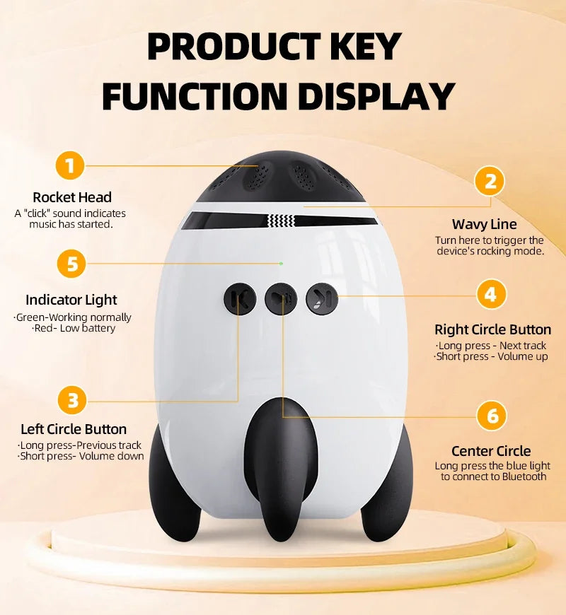 CalmaBebé™ – Calma el llanto de tu bebé con vibración y ruido blanco