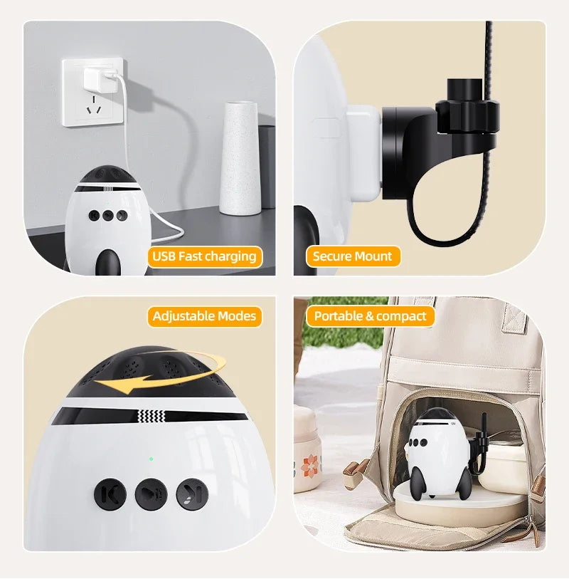 CalmaBebé™ – Calma el llanto de tu bebé con vibración y ruido blanco